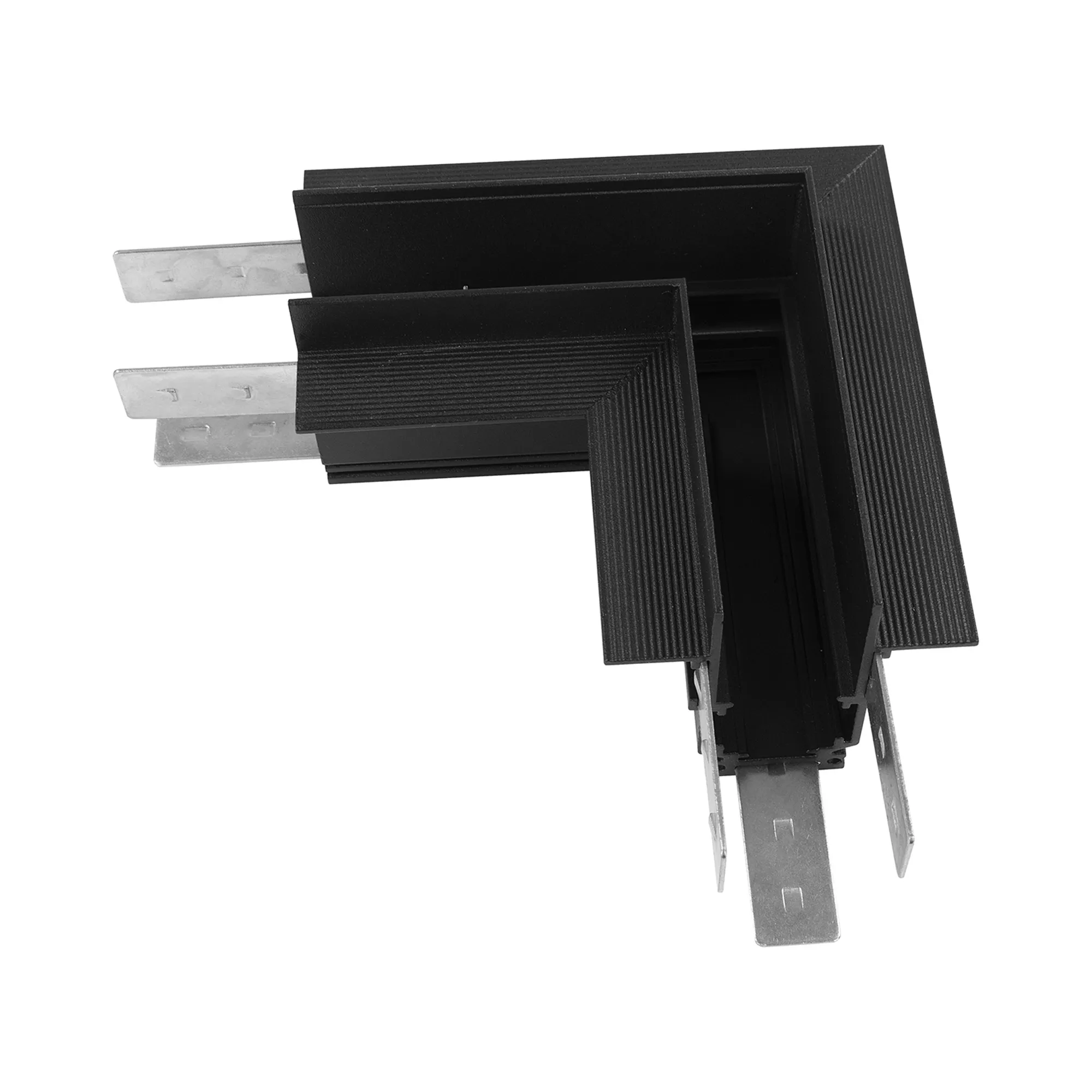 M8309  Magneto Recessed L-Joint 90º, Black For M8307/M8308